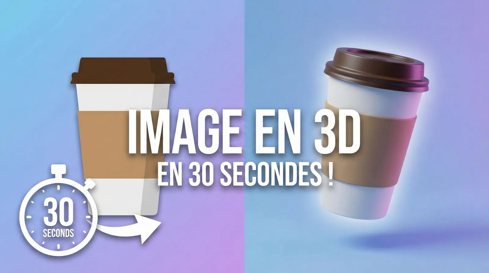 Comment transformer n'importe quelle image en objet 3D en 30 secondes (Tuto Ultime)