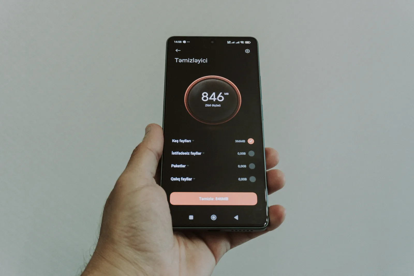 Stockage d'un téléphone